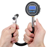 Auto Tire Pressure Gauge LCD Digital Tyre Tester High Precision Monitor System Test Accessories for Car Truck Vehicle Motorcycle