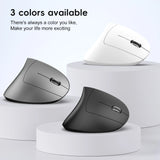 Ergonomic Vertical Wireless Mouse – Anti-RSI Wrist Pain Relief (Rechargeable)