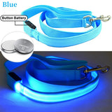 Led Pet Dog Leash Rope With Light Luminous  Lead Leash USB Charging for Dog Safety Flashing Glowing Collar Harness Accessories