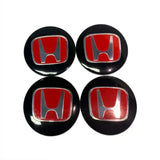56MM Car Wheel Center Hub Cap 56mm Emblem Decal Wheel Sticker For Honda Civic Mugen Accord Odyssey JAZZ CRV Fit Hrv Jazz CBR VTX