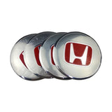 56MM Car Wheel Center Hub Cap 56mm Emblem Decal Wheel Sticker For Honda Civic Mugen Accord Odyssey JAZZ CRV Fit Hrv Jazz CBR VTX