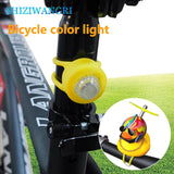 5/10/15/20pcs Light Straps for Yellow Small Bike Duck Bicycle bell Duck Ducky Bicycle Airscrew Helmet Wind Motor Riding Lights