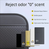 Multi-functional Car Seat Back Organizer High-Capacity Multi-Pocket Backseat Storage Bag Wear-Resistant Anti Kick Mat