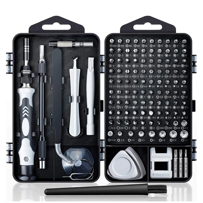 115-in-1 Magnetic Precision Screwdriver Set – Professional Repair Kit for Phones & PC