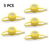 5/10/15/20pcs Light Straps for Yellow Small Bike Duck Bicycle bell Duck Ducky Bicycle Airscrew Helmet Wind Motor Riding Lights