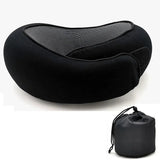 360° Memory Foam Travel Neck Pillow for Airplane & Driving