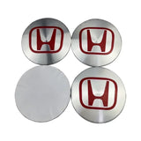 56MM Car Wheel Center Hub Cap 56mm Emblem Decal Wheel Sticker For Honda Civic Mugen Accord Odyssey JAZZ CRV Fit Hrv Jazz CBR VTX
