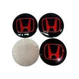 56MM Car Wheel Center Hub Cap 56mm Emblem Decal Wheel Sticker For Honda Civic Mugen Accord Odyssey JAZZ CRV Fit Hrv Jazz CBR VTX