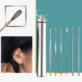12-Piece Stainless Steel Ear Wax Removal Kit with Storage Case
