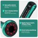 Smart Electric Cupping Therapy Massager with Red Light & Vibration