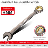 Universal Double-Ended Ratchet Wrench (8-22mm) – Chrome Vanadium Steel