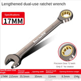 Universal Double-Ended Ratchet Wrench (8-22mm) – Chrome Vanadium Steel