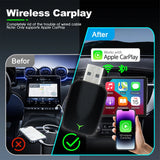 Universal 2-in-1 Wireless CarPlay & Android Auto Adapter – High-Speed Plug & Play Dongle