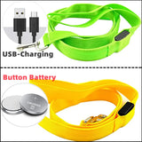 Led Pet Dog Leash Rope With Light Luminous  Lead Leash USB Charging for Dog Safety Flashing Glowing Collar Harness Accessories