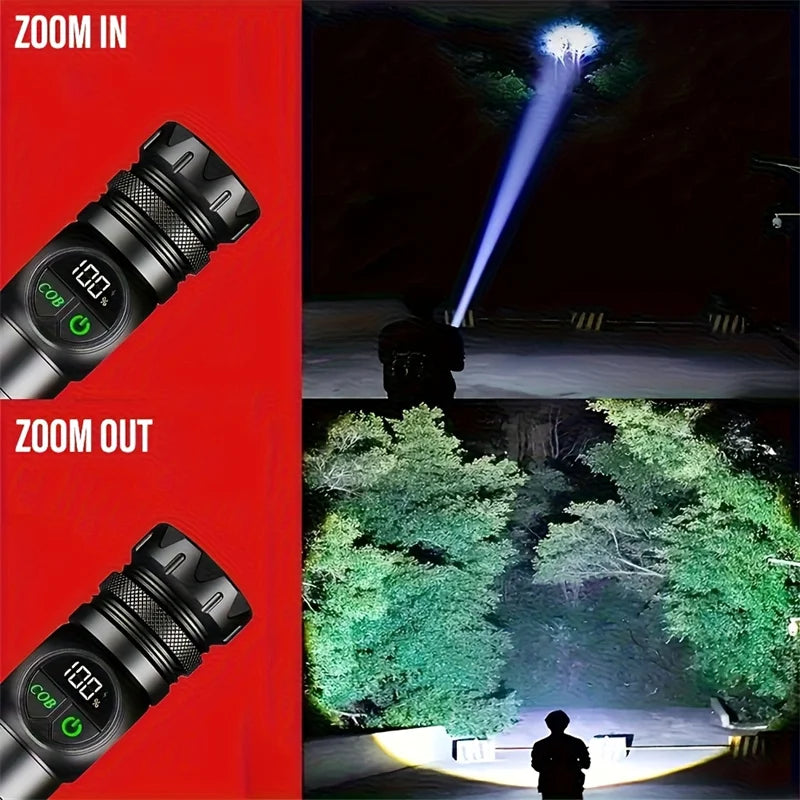 Power Flashlights LED USB Rechargeable