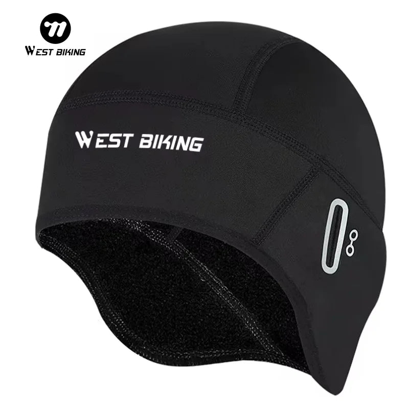 Winter Thermal Cycling Skull Cap – Windproof Helmet Liner & Running Beanie